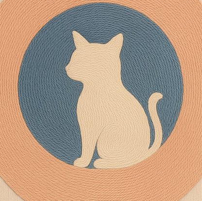 Meditative Cat Table Runner