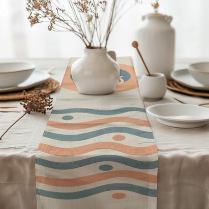 Meditative Cat Table Runner