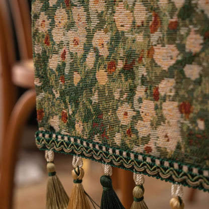 Monet Garden Tassel Table Runner